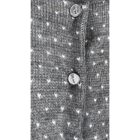 Vintage Tally Ho Women’s Wool Cardigan Sweater Fair Isle Size Petite Medium - Picture 3 of 6